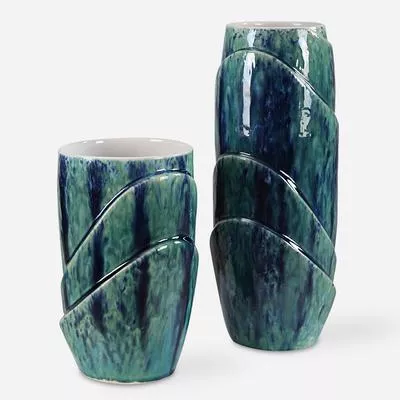 Uttermost - Set of 2 Tranquil Duo Vases - 18170