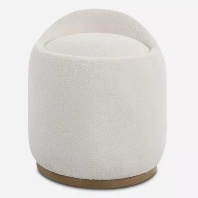 Uttermost - Swirl Swivel Sheepskin Ottoman - 23186