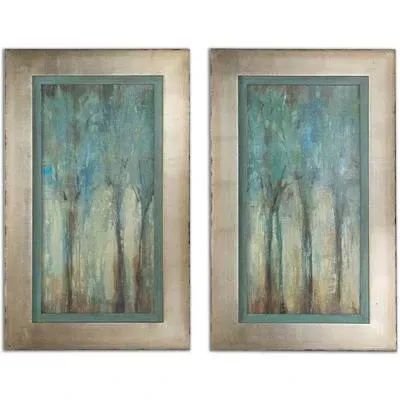Uttermost - Whispering Wind Framed Art - Set of 2 - 41410
