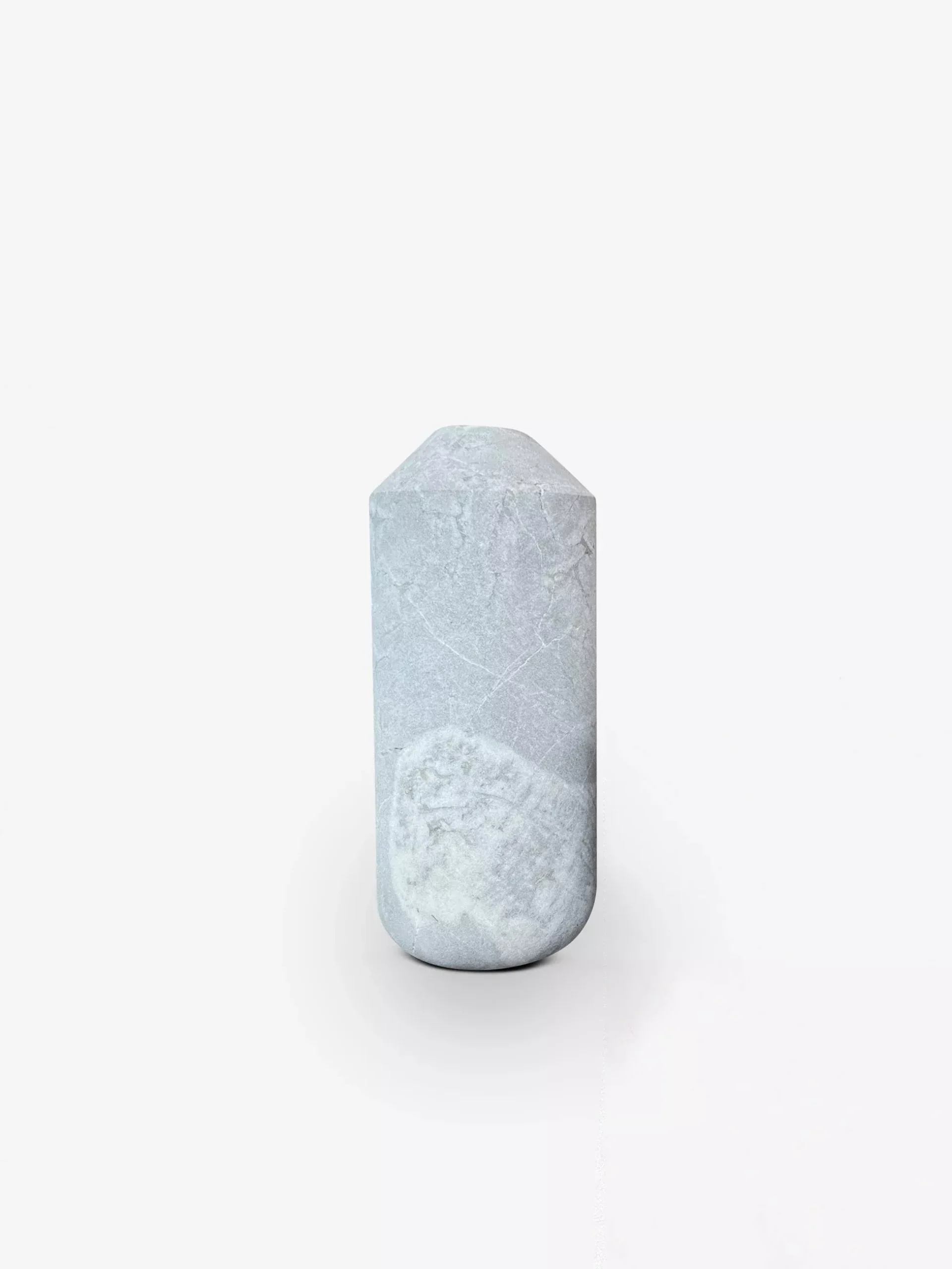 Vasque High Vase In Mondragone Marble