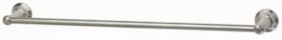 Vintage Towel Bar, Brushed Nickel, 24-In.