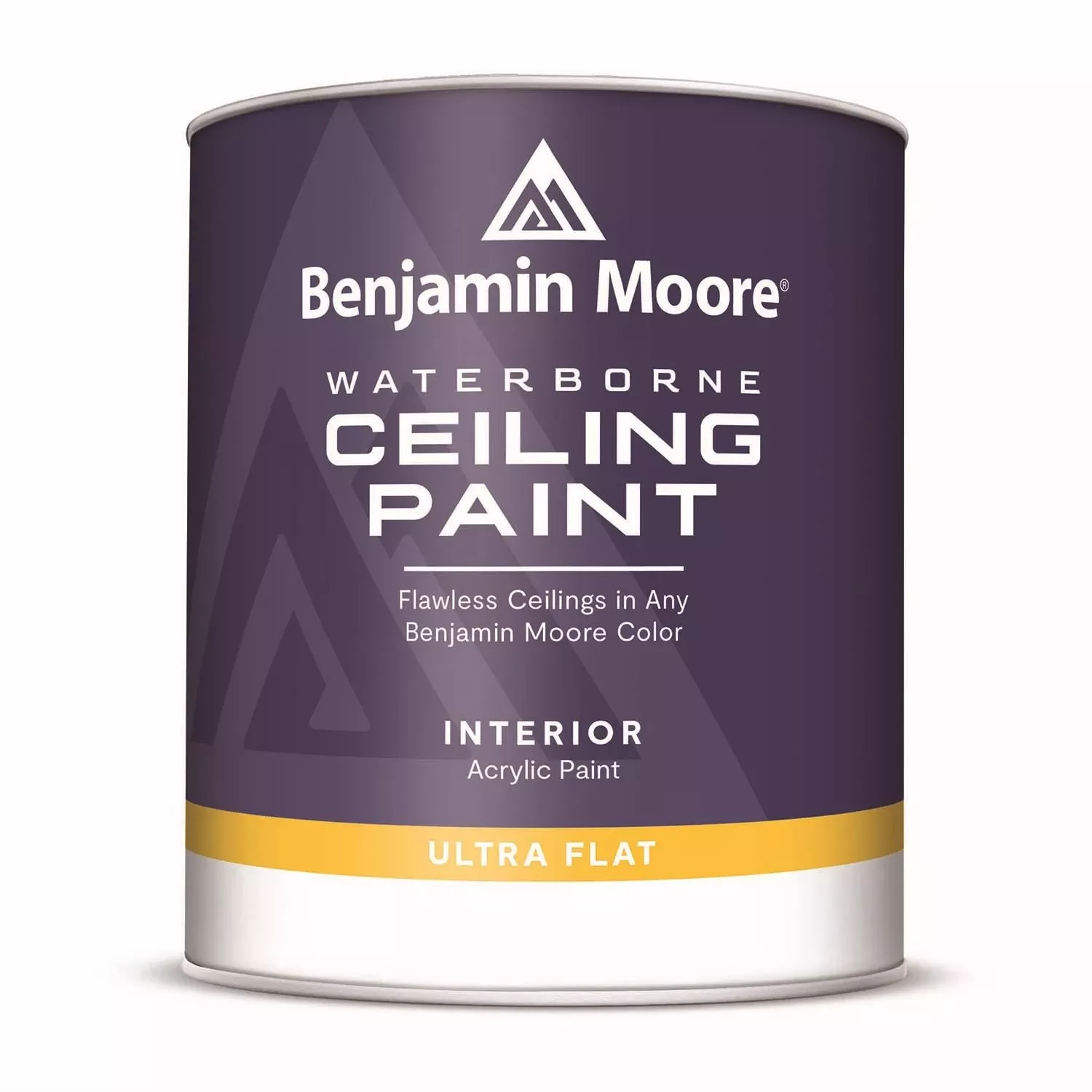 Waterborne Ceiling Paint Flat Base 1 Interior 1 Quart - Premium Quality