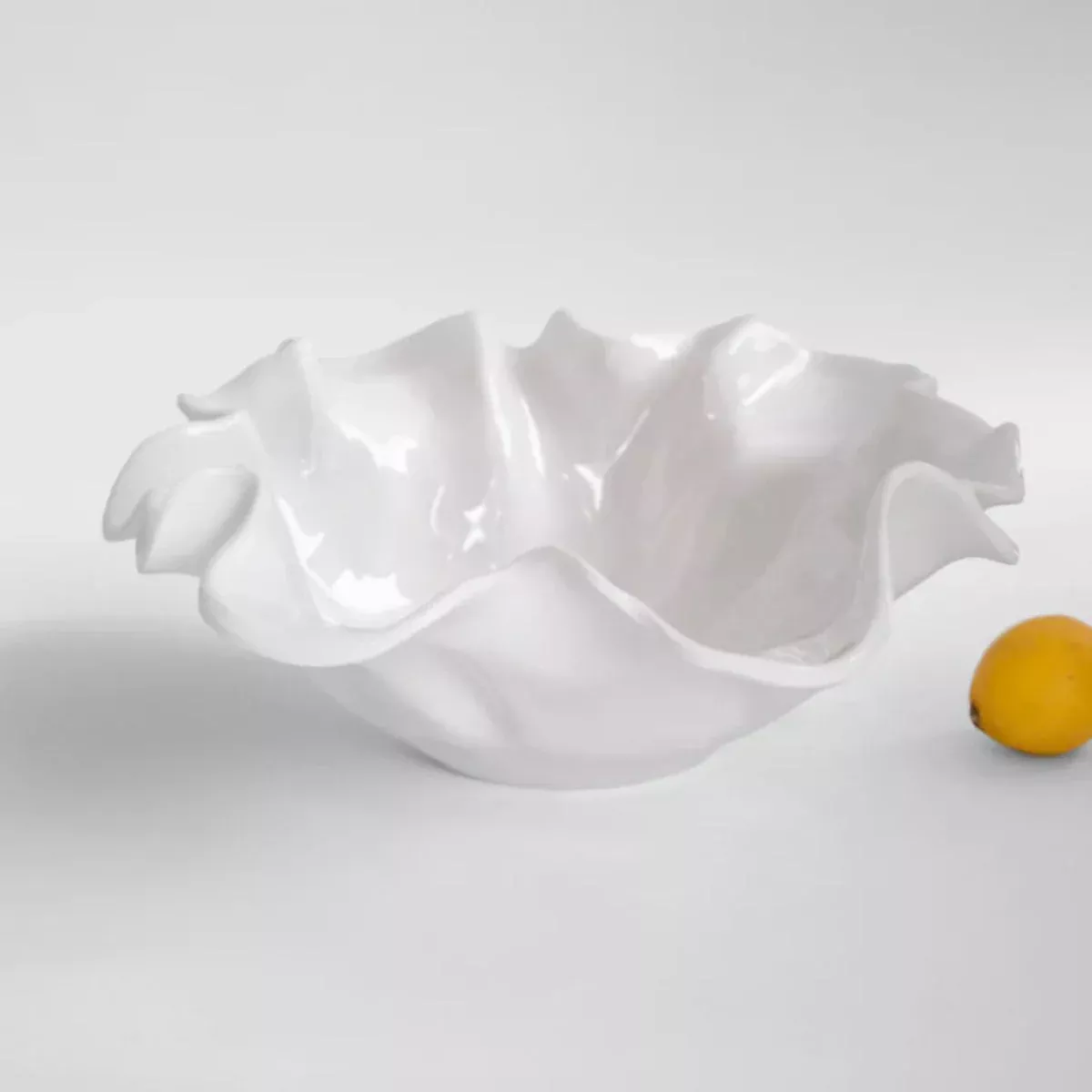 White Havana Medusa Bowl, Large