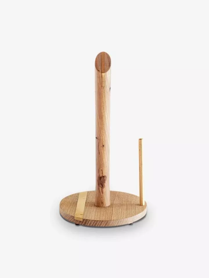 White Oak Paper Towel Holder