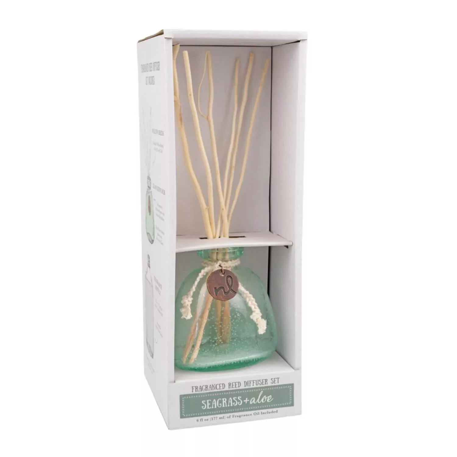 Windward Reed Diffuser Seagrass & Aloe, 12"