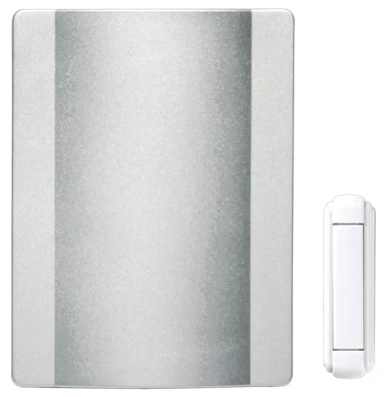 Wireless Doorbell Kit, Satin Nickel