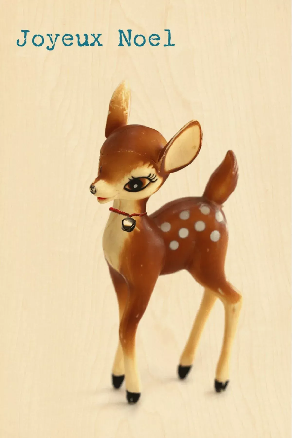 Wood Postcard - Joyeux Noel