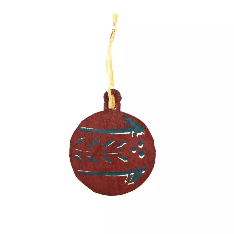 Wooden Ball Ornament