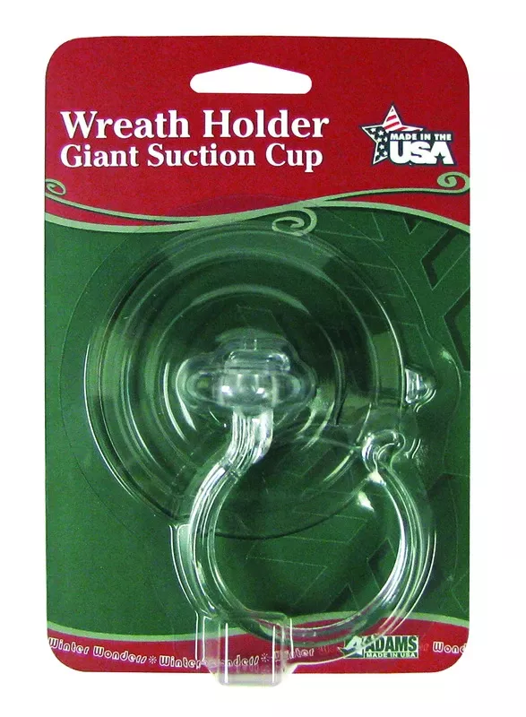 Wreath Holder, Giant Suction Cup
