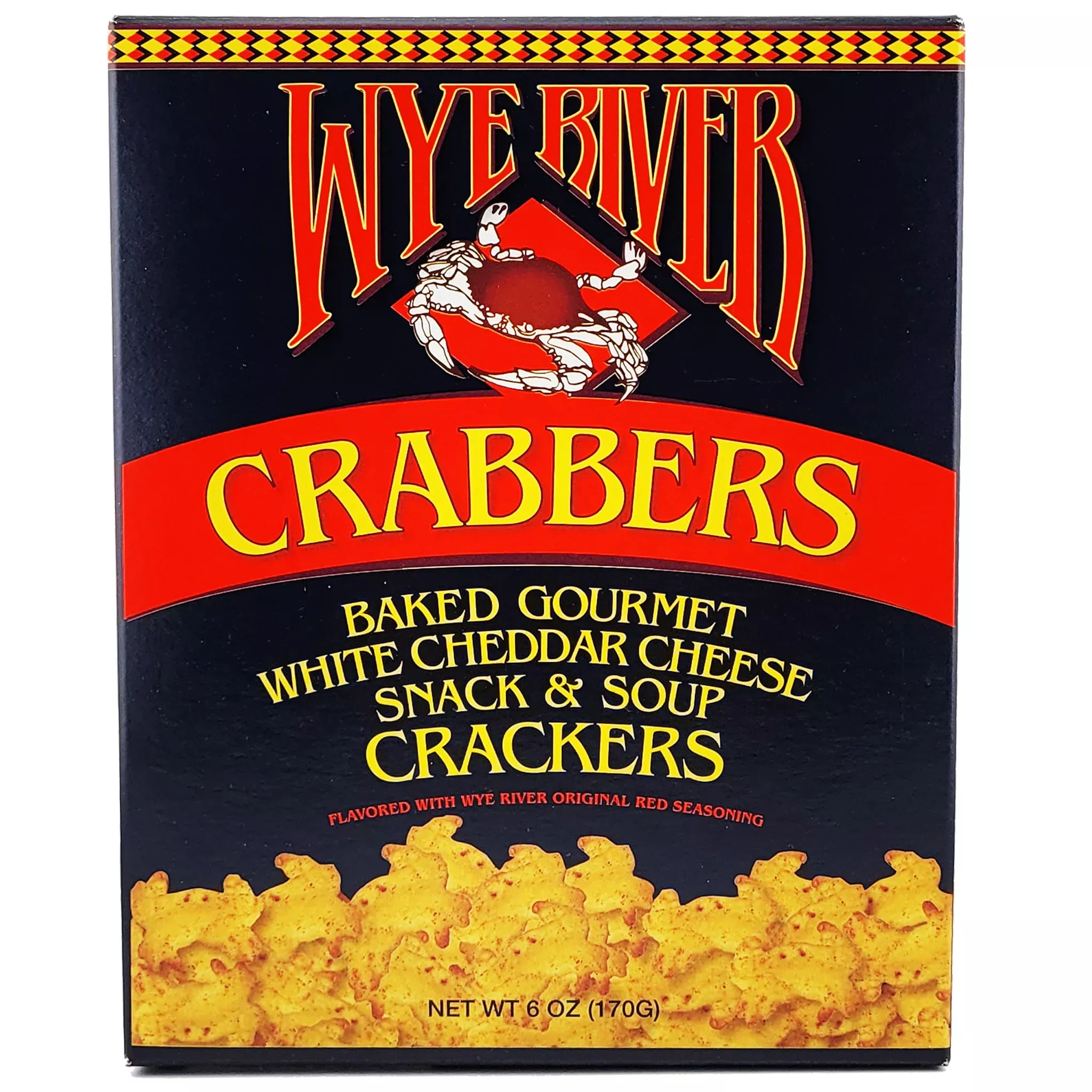 Wye River Crabbers White Cheddar Cheese Crackers 6oz.