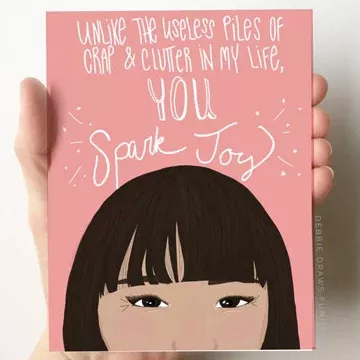 You Spark Joy Greeting Card