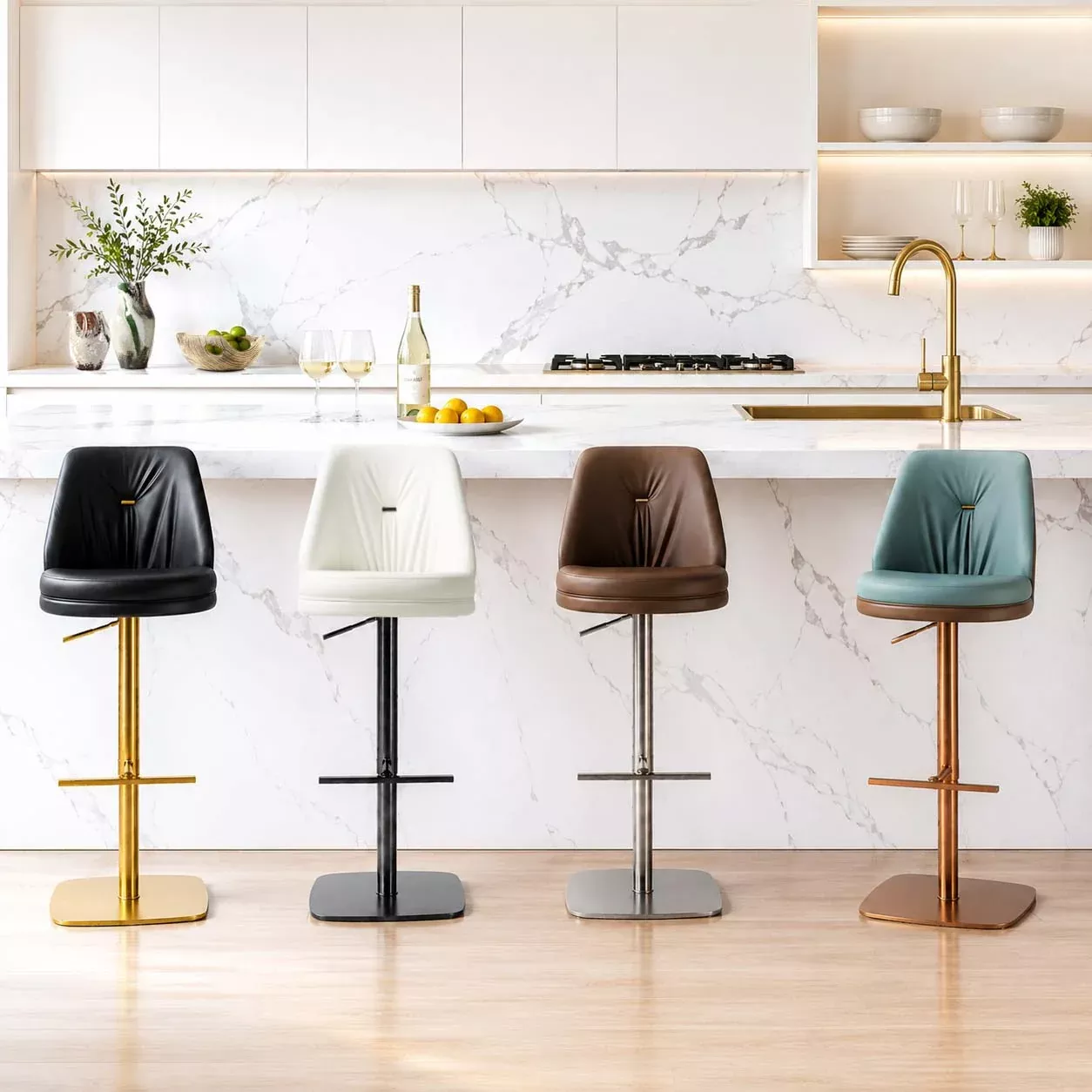 Zeno Swivel Counter Bar Stool