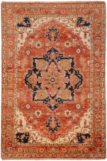 Zeus Rug - Rust