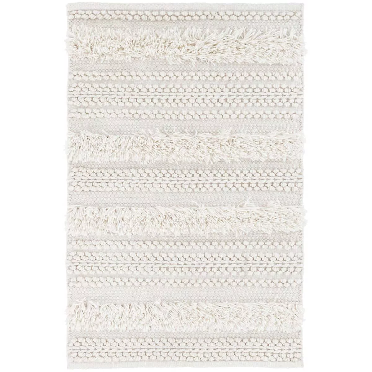 Zhara Stripe Ivory Indoor/Outdoor Rug